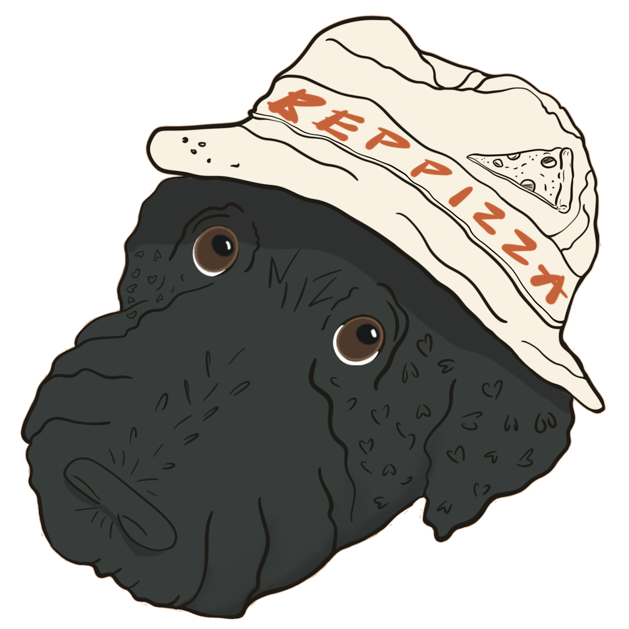 Bepo with Beppizza hat